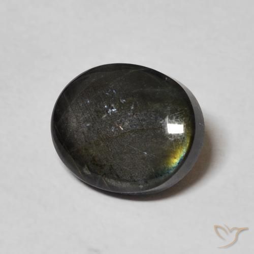 Spectrolite Multicolore naturelle ovale, 2.15 ct, Opaque