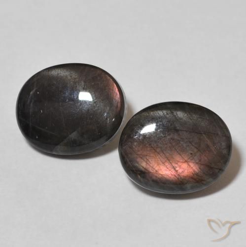 4.48ctw Naturel Multicolore Spectrolite, ovale, Opaque