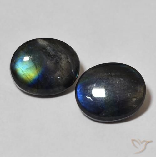 4.30ctw Naturel Multicolore Spectrolite, ovale, Opaque
