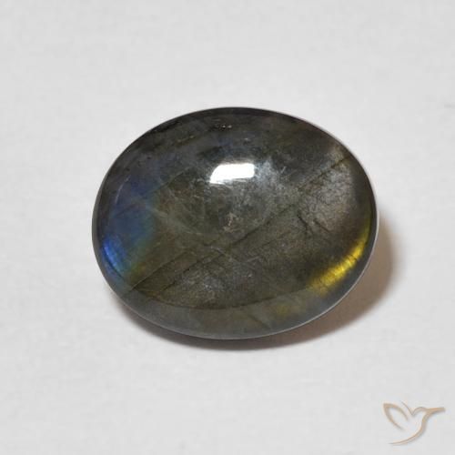2.26ct Naturel Multicolore Spectrolite, ovale, Opaque