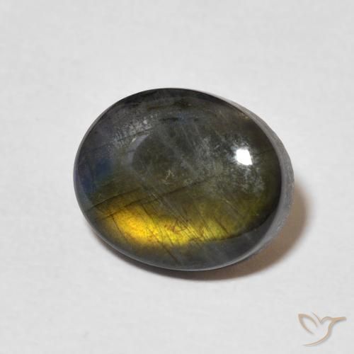Spectrolite Multicolore naturelle ovale, 2.26 ct, Opaque