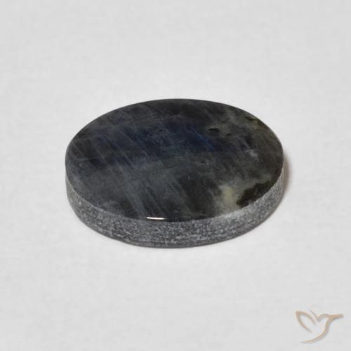 Spectrolite Multicolore naturelle ovale, 1.92 ct, Opaque