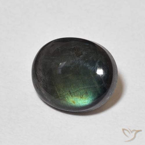 Spectrolite Multicolore naturelle ovale, 2.00 ct, Opaque