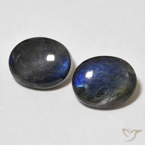 4.40ctw Naturel Multicolore Spectrolite, ovale, Opaque