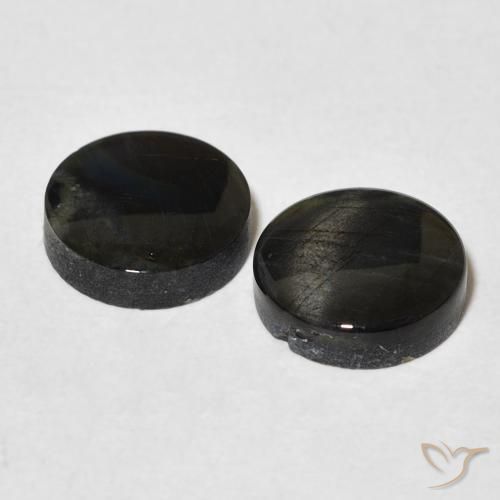 Achetez naturel 3,38ct multicolore spectrolite gems, coupe roude, en provenance finlande chez gemselect. en stock, livraison internationale!