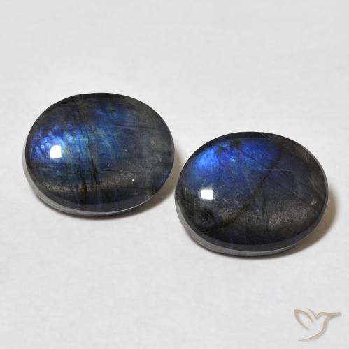 4.39ctw Naturel Multicolore Spectrolite, ovale, Opaque