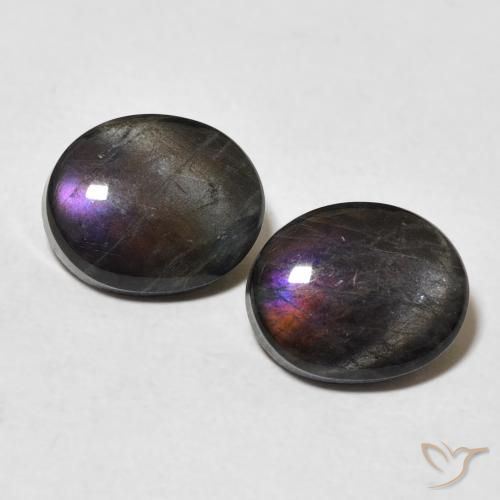 4.55ctw Naturel Multicolore Spectrolite, ovale, Opaque