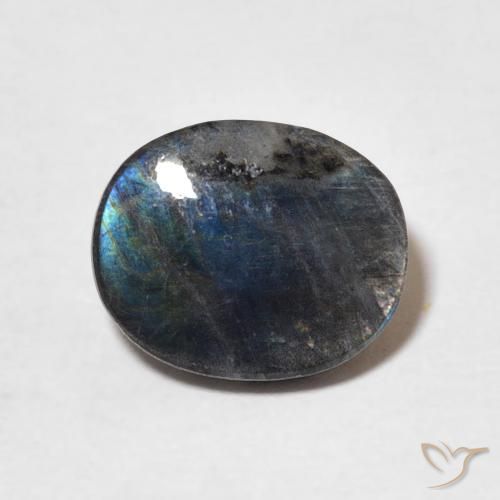 2.05ct Naturel Multicolore Spectrolite, ovale, Opaque