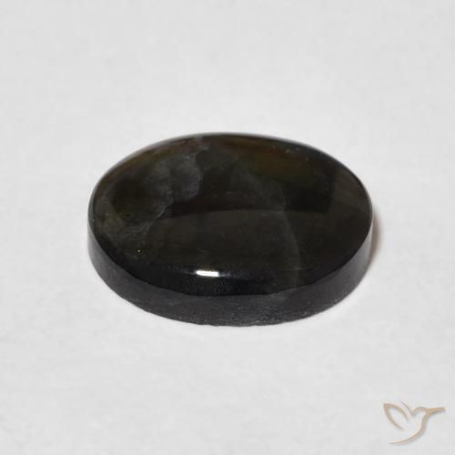 Spectrolite Multicolore naturelle ovale, 2.07 ct, Opaque