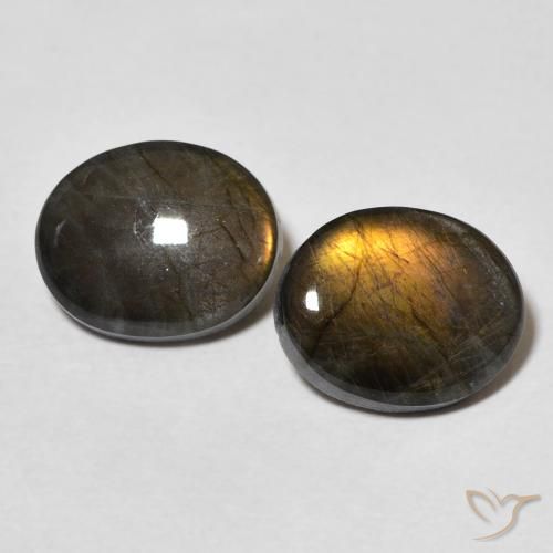 4.28ctw Naturel Multicolore Spectrolite, ovale, Opaque