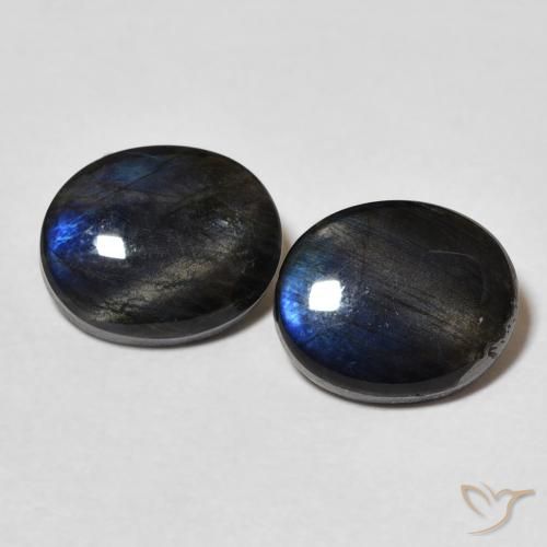 4.61ctw Naturel Multicolore Spectrolite, ovale, Opaque