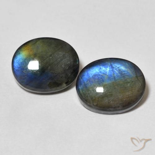 4.34ctw Naturel Multicolore Spectrolite, ovale, Opaque