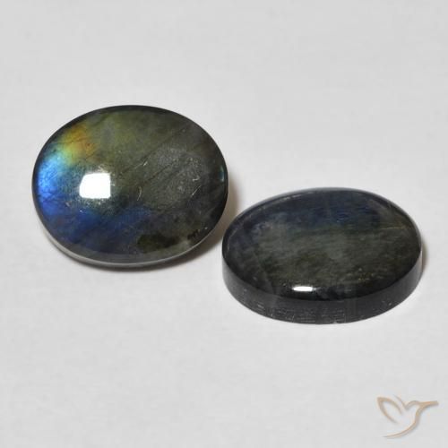 Shop natural 4.34ct Multicolore Spectrolite gems, ovale, from Finlande at GemSelect. In stock, global shipping!