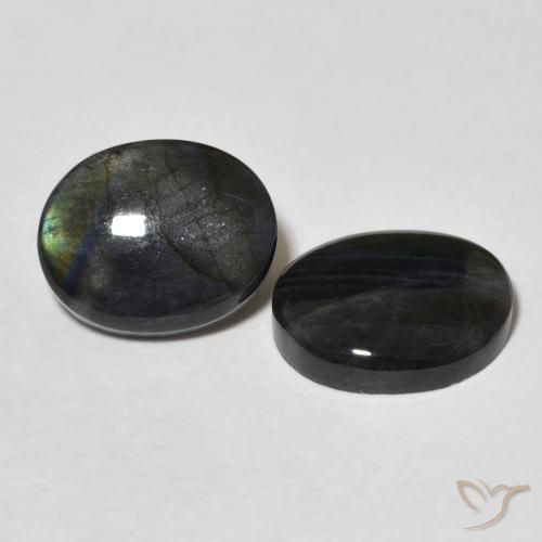 Shop natural 4.16ct Multicolore Spectrolite gems, ovale, from Finlande at GemSelect. In stock, global shipping!