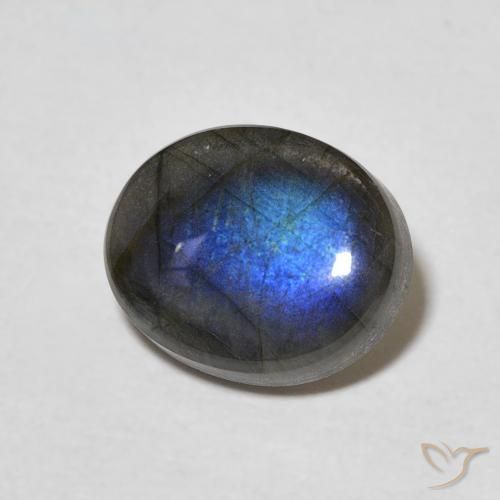 2.12ct Naturel Multicolore Spectrolite, ovale, Opaque