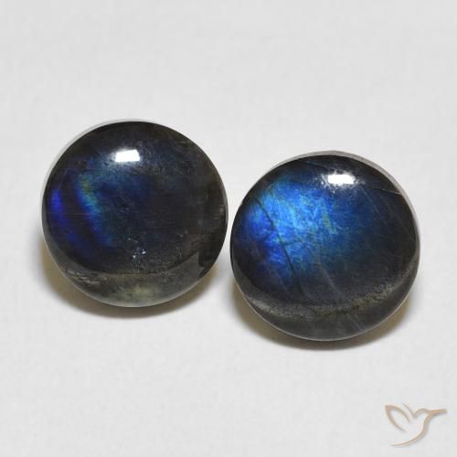 3.73ctw Naturel Multicolore Spectrolite, Tour, Opaque