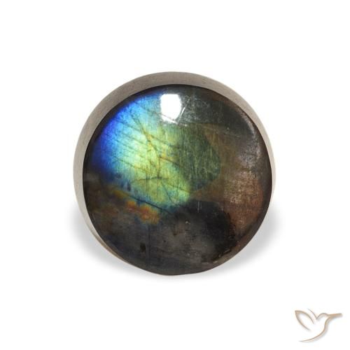 Spectrolite Multicolore naturelle Tour, 1.41 ct, Opaque