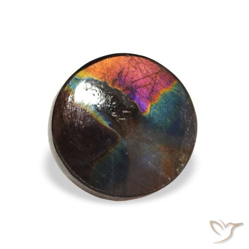 Spectrolite Multicolore naturelle Tour, 1.01 ct, Opaque
