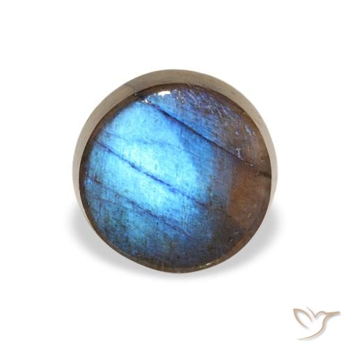 1.34ct Naturel Multicolore Spectrolite, Tour, Opaque