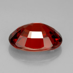 Grenat Spessartite Rouge-orange naturelle Coupe ovale, 5.68 ct, VVS-VS