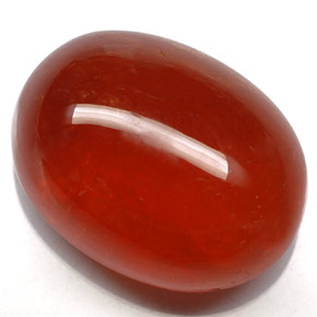 Grenat spessartite orange naturelle transparent, 24,88 ct, transparent / translucide