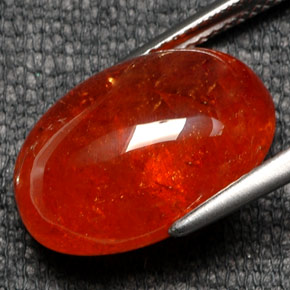 Grenat spessartite orange naturelle transparent, 19,29 ct, transparent / translucide