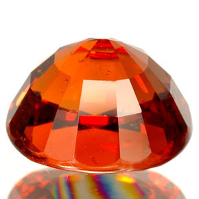 Grenat Spessartite Orange rougeâtre naturelle Coupe ovale, 2.94 ct, VS-SI