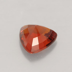 Grenat spessartite orange naturelle trillion, 1,85 ct, VVS-VS