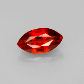 Grenat Spessartite Rouge orange naturelle Marquise, 1.80 ct, SI