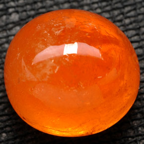 Grenat Spessartite Mandarine Orange naturelle Transparent, 15.44 ct, Transparent / Translucide