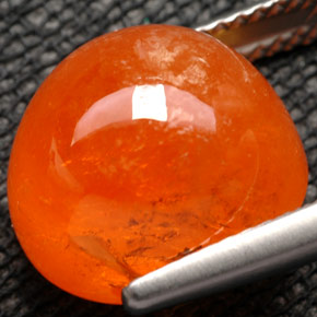 Grenat Spessartite Mandarine Orange naturelle Transparent, 15.44 ct, Transparent / Translucide