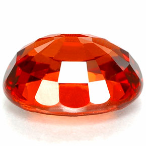 Grenat Spessartite Orange naturelle Coupe ovale, 3.01 ct, VVS