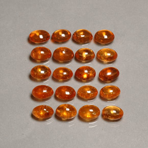 Achetez naturel ct orange grenat spessartite gems, transparent, en provenance namibie chez gemselect. en stock, livraison internationale!