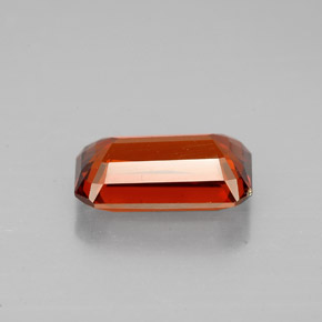 Grenat spessartite orange naturelle taille émeraude, 2,79 ct, VS-SI