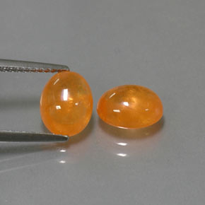 Achetez naturel ct orange grenat spessartite gems, transparent, en provenance mozambique chez gemselect. en stock, livraison internationale!