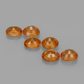 Achetez naturel 4,85ct orange grenat spessartite gems, coupe ovale, en provenance mozambique chez gemselect. en stock, livraison internationale!