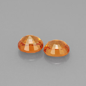 Achetez naturel ct orange grenat spessartite gems, coupe ovale, en provenance mozambique chez gemselect. en stock, livraison internationale!