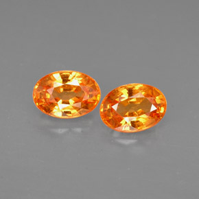 Achetez naturel ct orange grenat spessartite gems, coupe ovale, en provenance mozambique chez gemselect. en stock, livraison internationale!