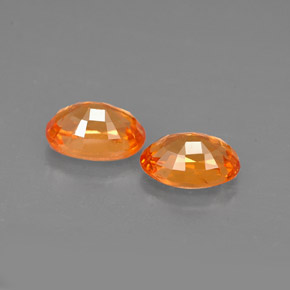 Achetez naturel ct orange grenat spessartite gems, coupe ovale, en provenance mozambique chez gemselect. en stock, livraison internationale!