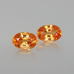 Achetez naturel ct orange grenat spessartite gems, coupe ovale, en provenance mozambique chez gemselect. en stock, livraison internationale!