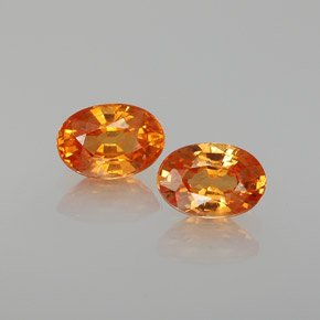 Achetez naturel ct orange grenat spessartite gems, coupe ovale, en provenance mozambique chez gemselect. en stock, livraison internationale!