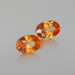 Achetez naturel ct orange grenat spessartite gems, coupe ovale, en provenance mozambique chez gemselect. en stock, livraison internationale!