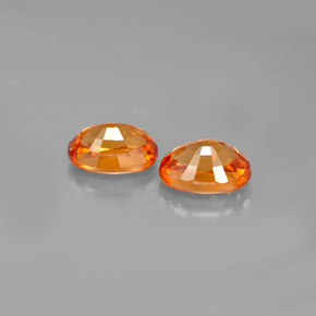 Achetez naturel ct orange grenat spessartite gems, coupe ovale, en provenance mozambique chez gemselect. en stock, livraison internationale!