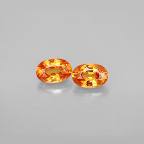 Achetez naturel ct orange grenat spessartite gems, coupe ovale, en provenance mozambique chez gemselect. en stock, livraison internationale!