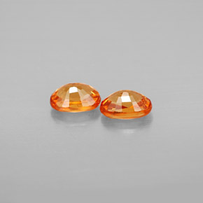 Achetez naturel ct orange grenat spessartite gems, coupe ovale, en provenance mozambique chez gemselect. en stock, livraison internationale!