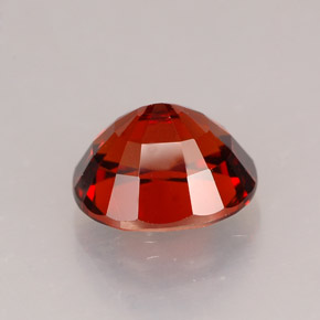 Grenat spessartite orange naturelle coupe ovale, 2,36 ct, VVS-VS