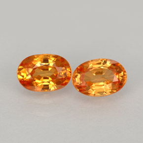 Achetez naturel ct orange grenat spessartite gems, coupe ovale, en provenance mozambique chez gemselect. en stock, livraison internationale!