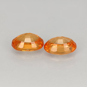 Achetez naturel ct orange grenat spessartite gems, coupe ovale, en provenance mozambique chez gemselect. en stock, livraison internationale!