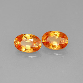 Achetez naturel ct Orange Grenat Spessartite gems, Coupe ovale, En provenance Mozambique chez GemSelect. En stock, livraison internationale!