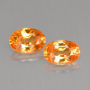 Achetez naturel ct orange grenat spessartite gems, coupe ovale, en provenance mozambique chez gemselect. en stock, livraison internationale!